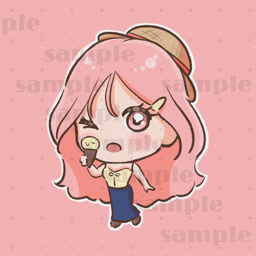 カッコ可愛くデフォルメ★あなたのミニキャラ描きます ★SNS等のアイコン・プレゼント・名刺にぴったりです！ イメージ4