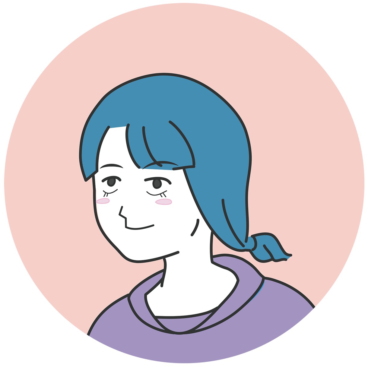 あなたのイメージでキャラクターを作成します SNSのアイコン等で使いやすいシンプルなイラストです イメージ2
