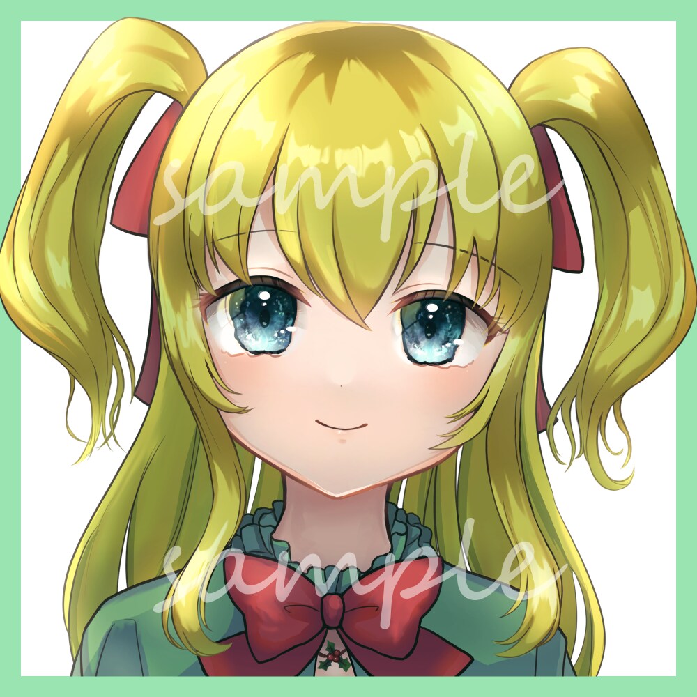 SNSアイコン用イラスト作成いたします おめめがキラキラ✨オリキャラやVtuberさんに！ イメージ3