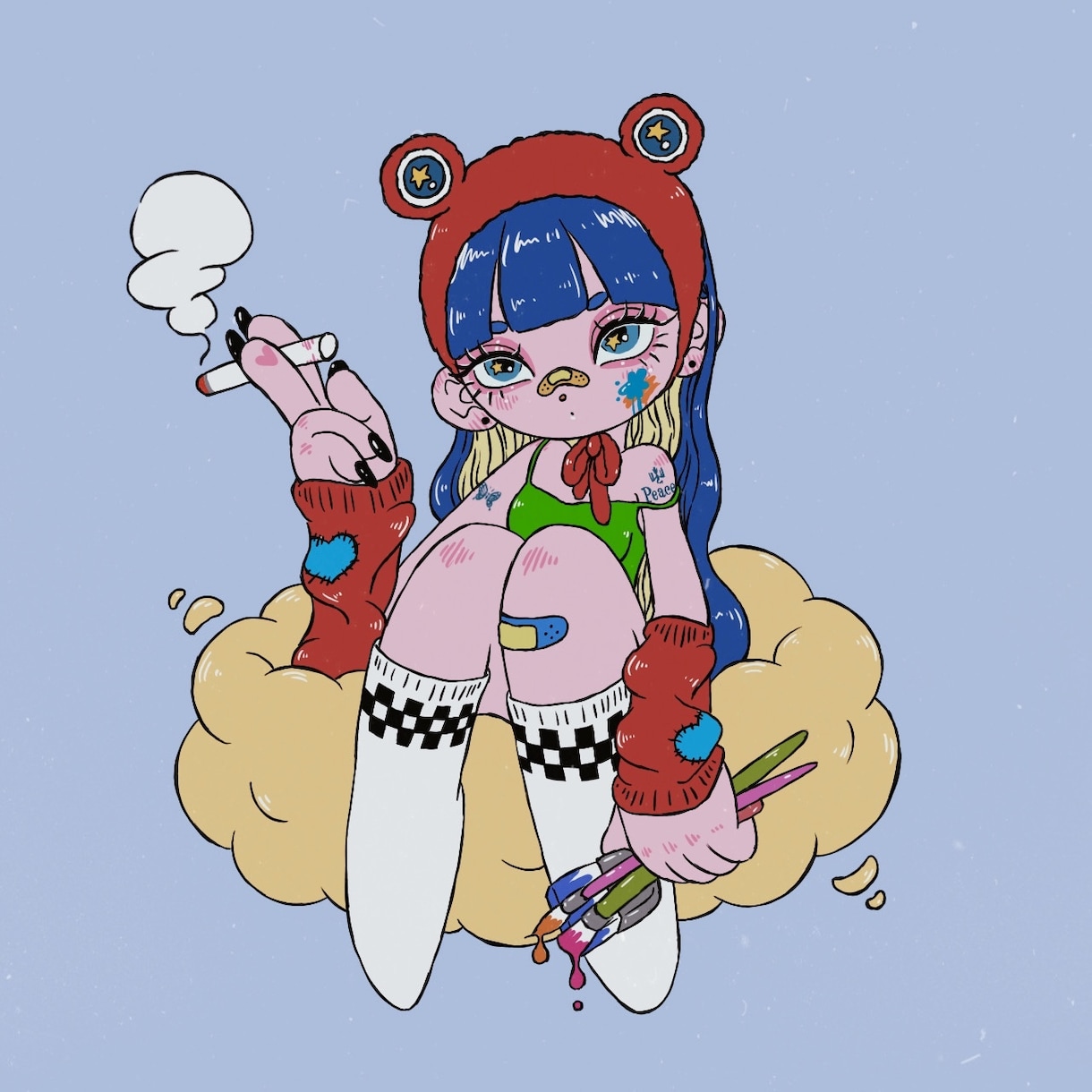 似顔絵アイコン描きます お客様の好きなものをたくさん詰め込みます！ イメージ2