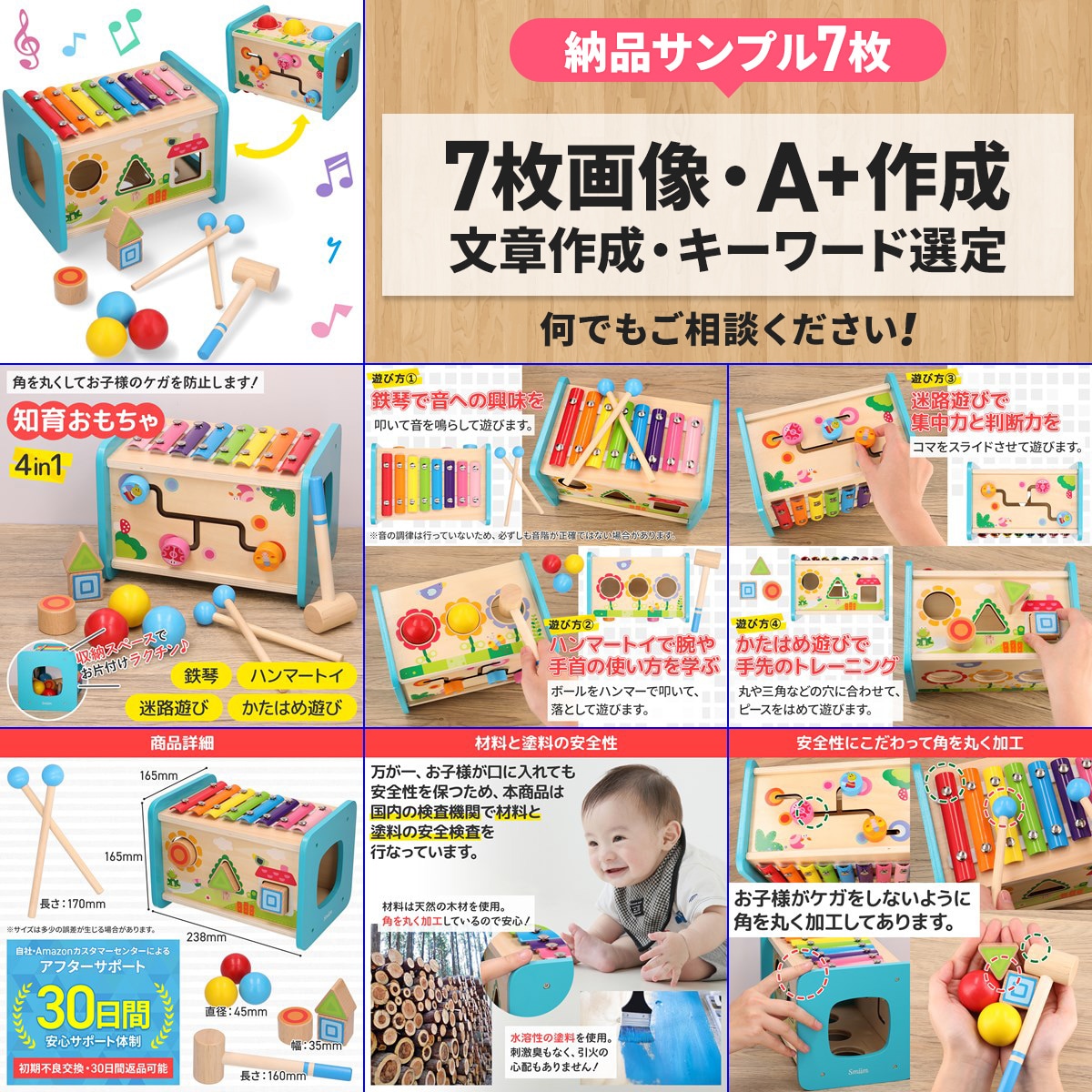 売れる画像を知り尽くしたパフが、7枚画像を作ります Amazonも楽天も、パフの経験とデータで心を掴む7枚を実現 イメージ3