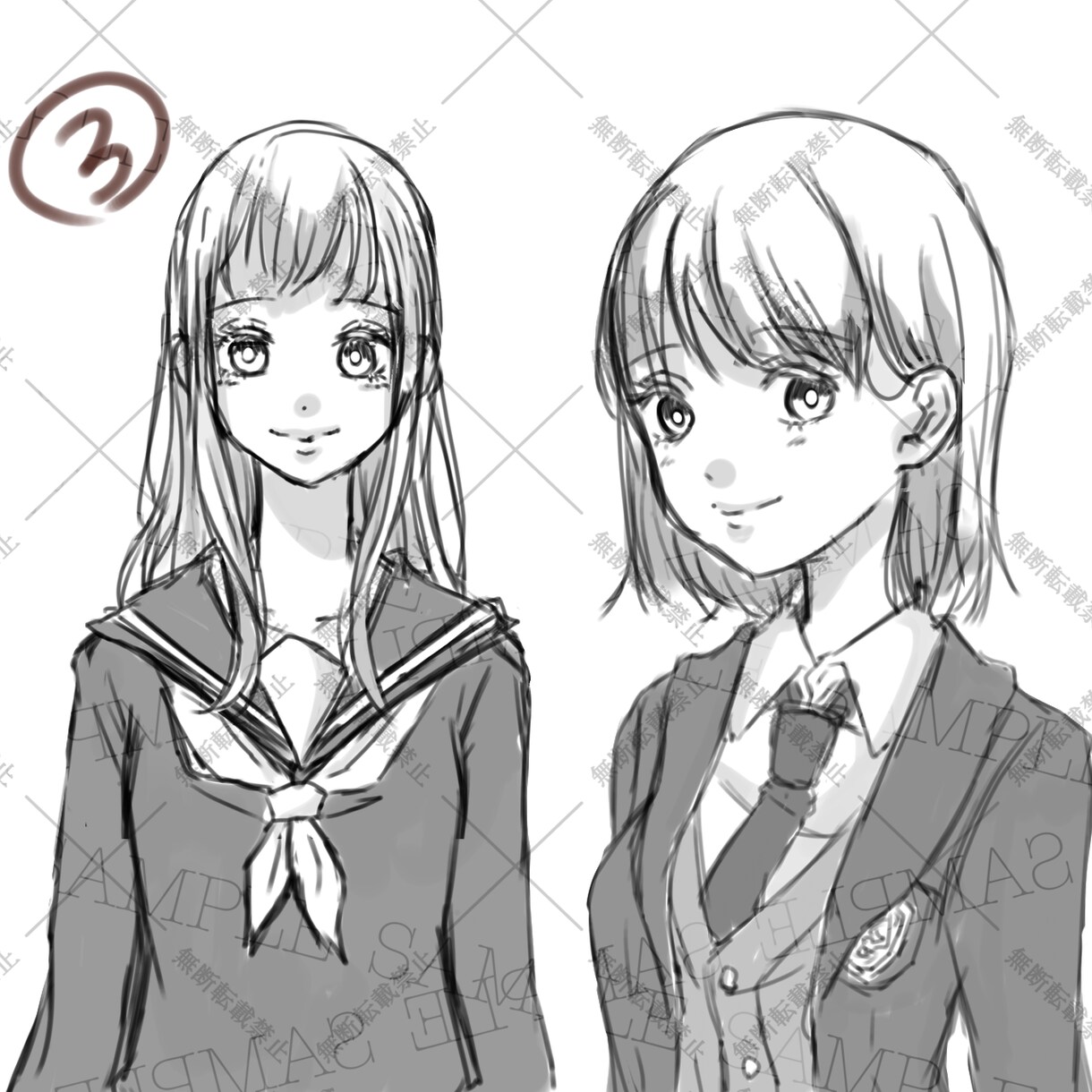 SNSなどで気軽に使えるイラスト作成します 貴方の為だけに世界でたった1枚のイラストを書かせて下さい! イメージ7