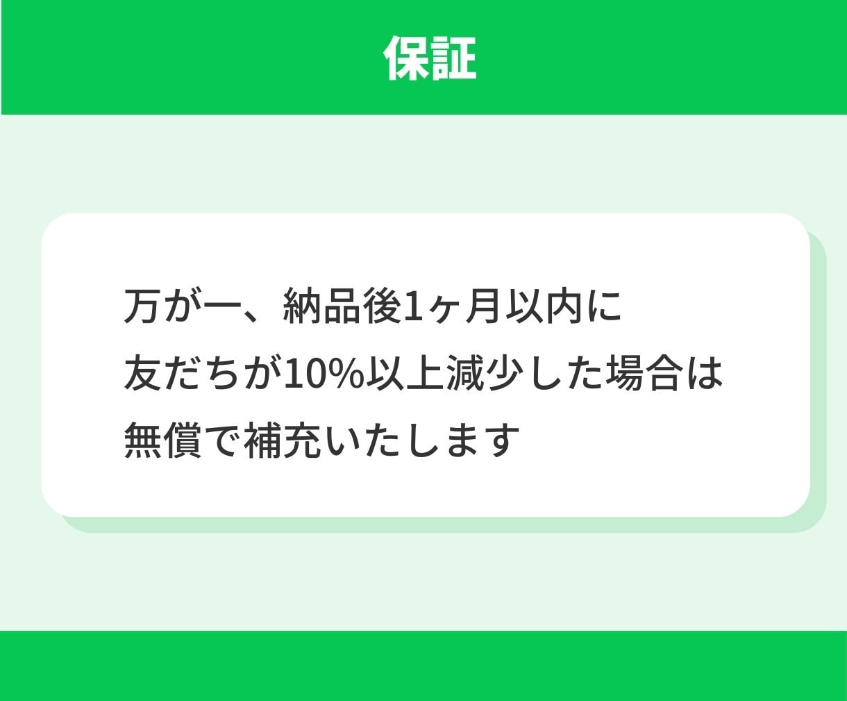 LINE公式アカウントの友だち増やします アカウントの友だち100人増加で信頼度アップ！ イメージ7