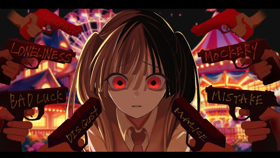 本家に沿った【歌ってみた】サムネ制作致します 本家に寄せたイラストを提供致します。即レス心掛けてます。 イメージ1