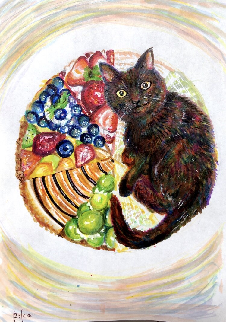 あなたの大切なペットをカラフルに描きます 【世界で一つの宝物に！】美大生が心を込めて描きます イメージ4