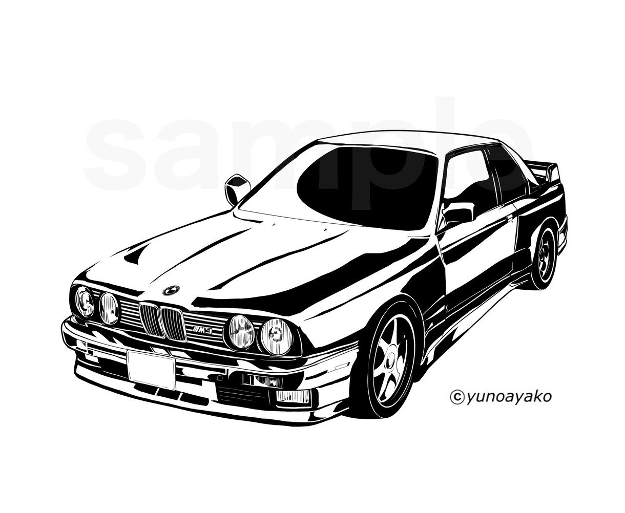 愛車イラストお描きします 記念品やプレゼントにもおすすめです☆ イメージ5