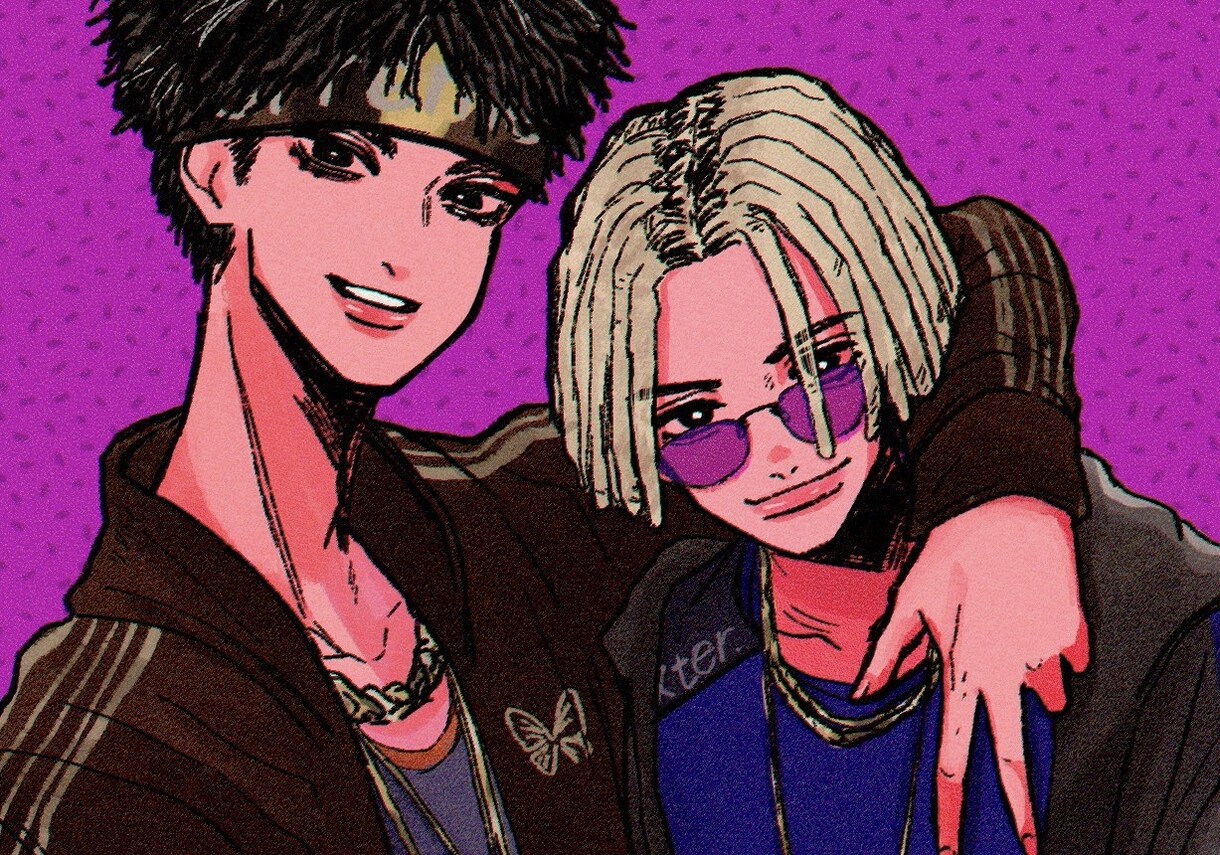 エモくてかっこいいアイコン描きます ビビッド調の人物イラストが得意です！ イメージ7