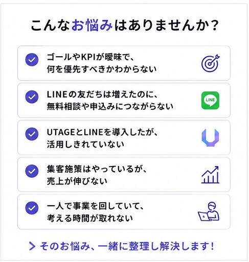UTAGE・LINEの集客・販売戦略を設計します 売上につながる集客・顧客導線を一緒に設計 イメージ2