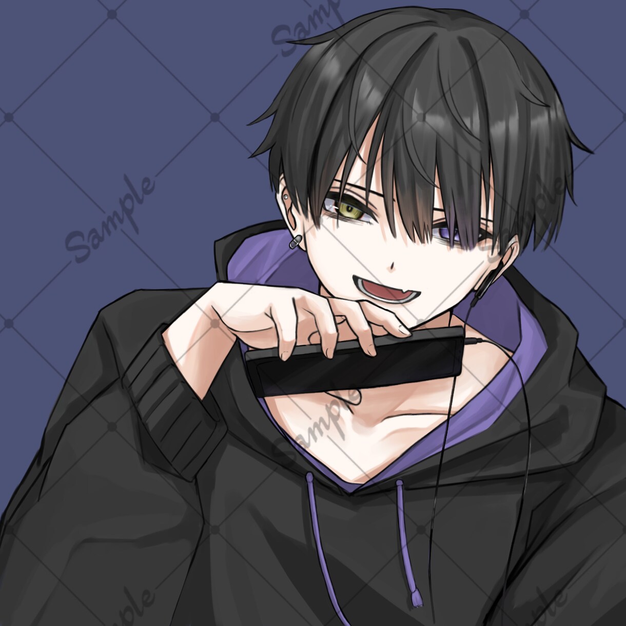 うるつやなアイコンをお描きいたします ✧小さな画面でも可愛く！ペアイラストも大歓迎✧ イメージ3