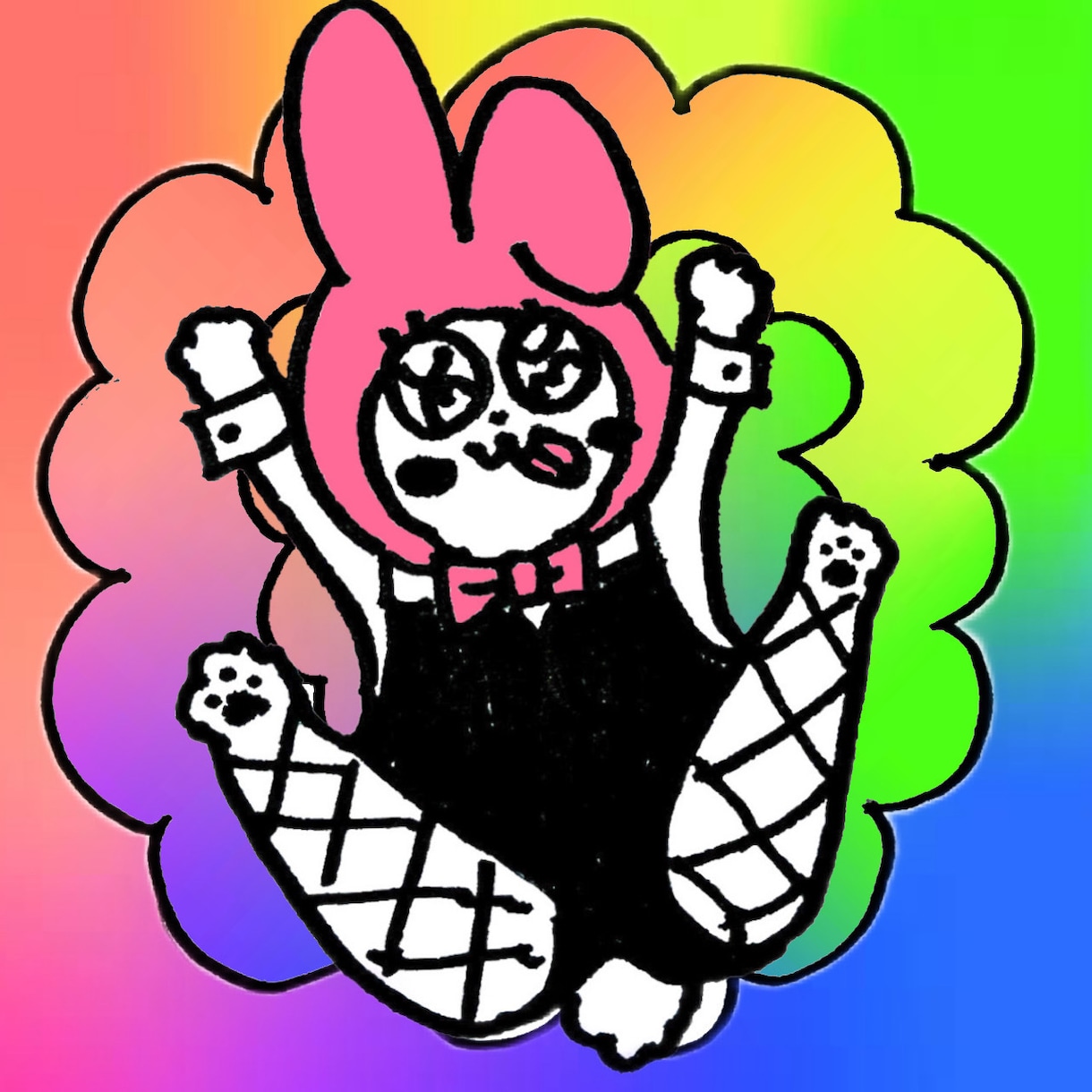 ゆるふわダークなイラストつくります インフルエンサー様のアイコン作成実績有！下ネタ病み垢薬漬 イメージ8