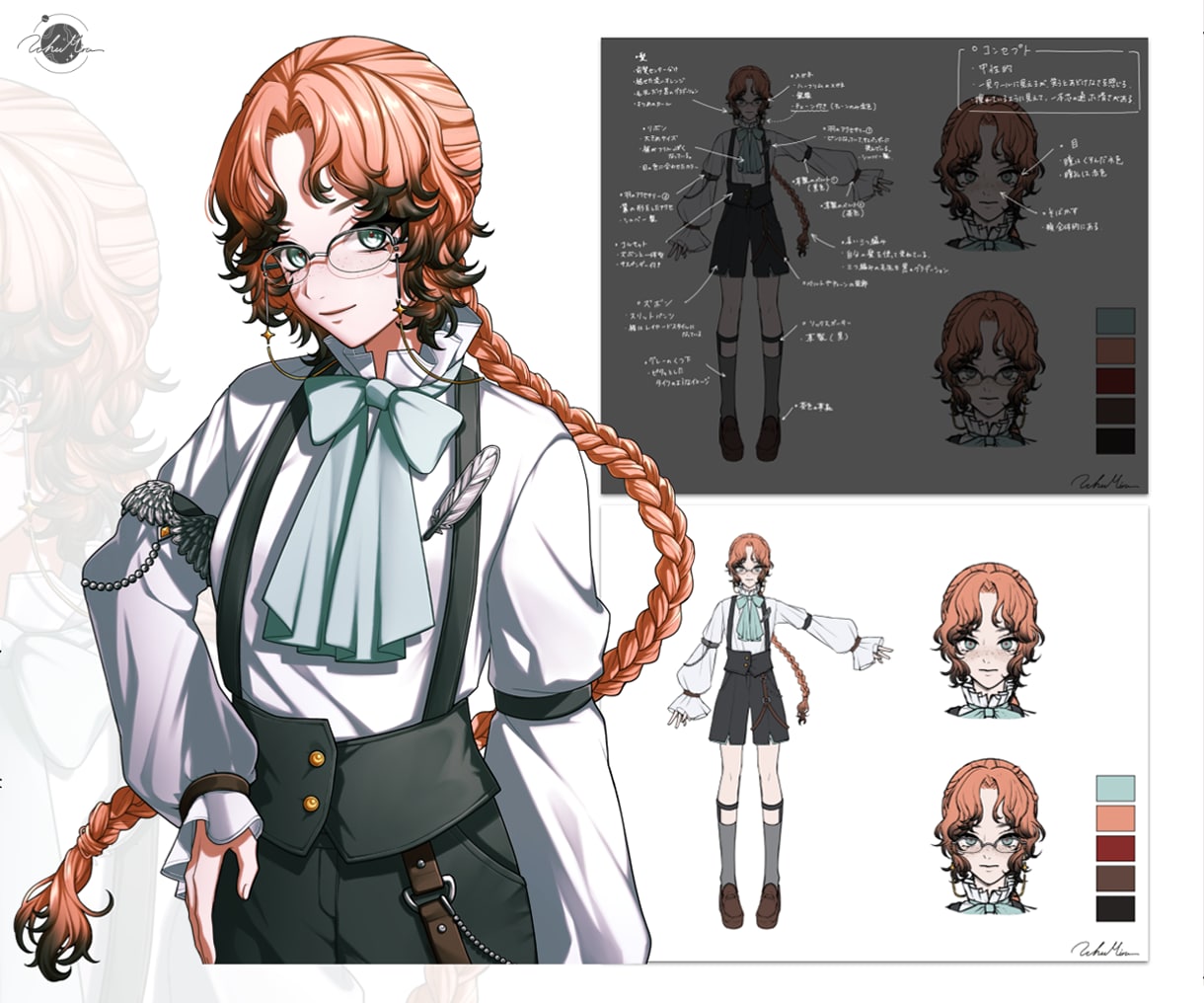 スタイリッシュなキャラクターをデザインします パーツ分け・モデリング・三面図作成など柔軟に対応いたします！ イメージ7