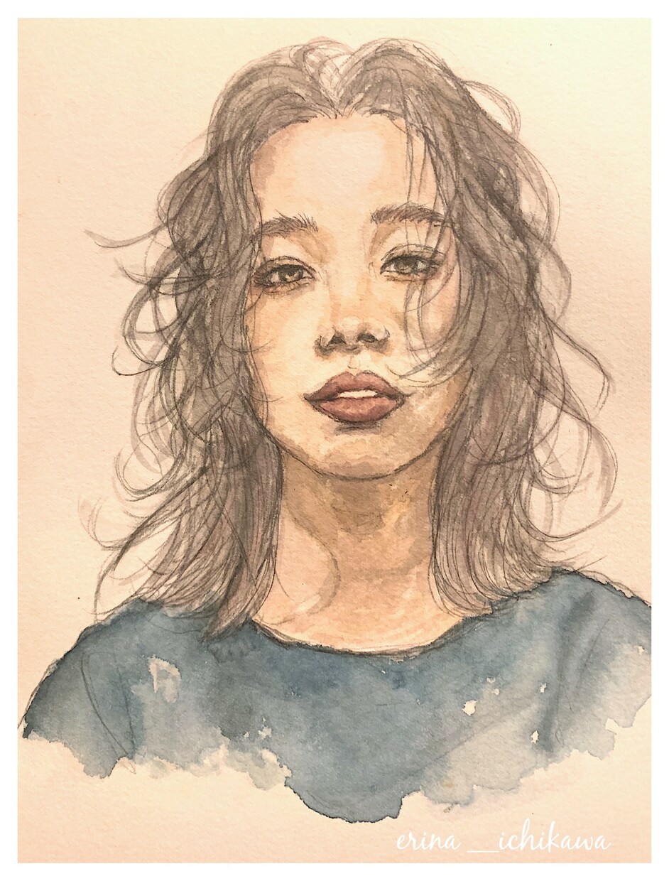 水彩絵具で優しいタッチの似顔絵お描きします 東京都内で活動中のプロのイラストレーターです。 イメージ3