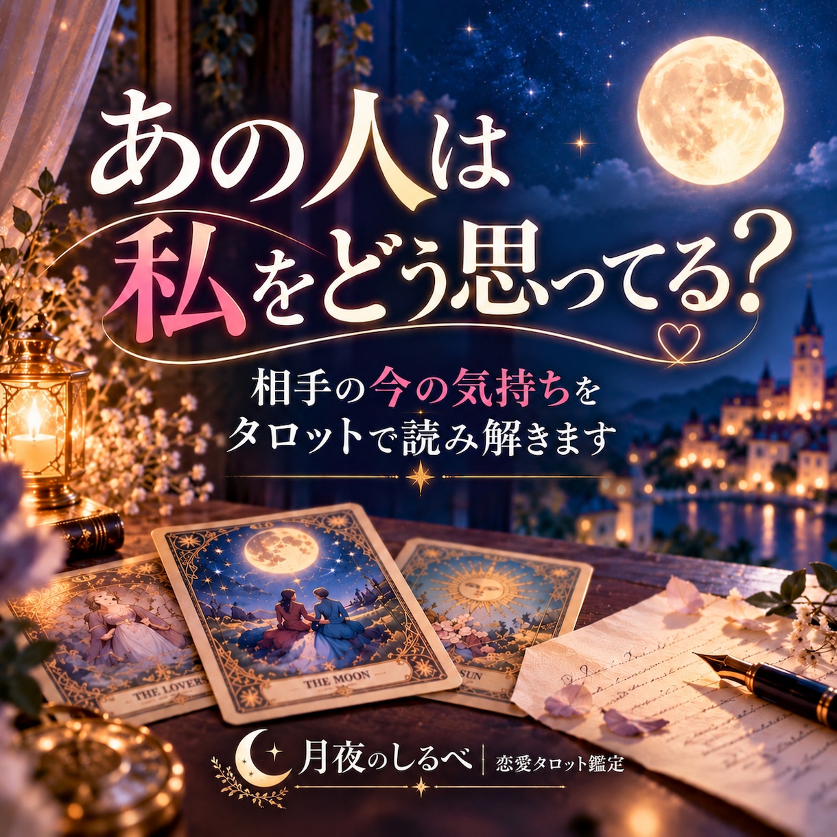 あの人の今の気持ちをタロットで占います あの人は私をどう思ってる？今の本音を読み解きます イメージ1