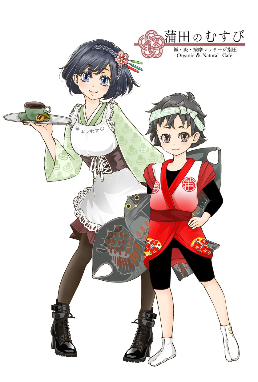 和服キャラ描きます 女性、男性、ペットさまも和装のキャラを描かせていただきます。 イメージ5