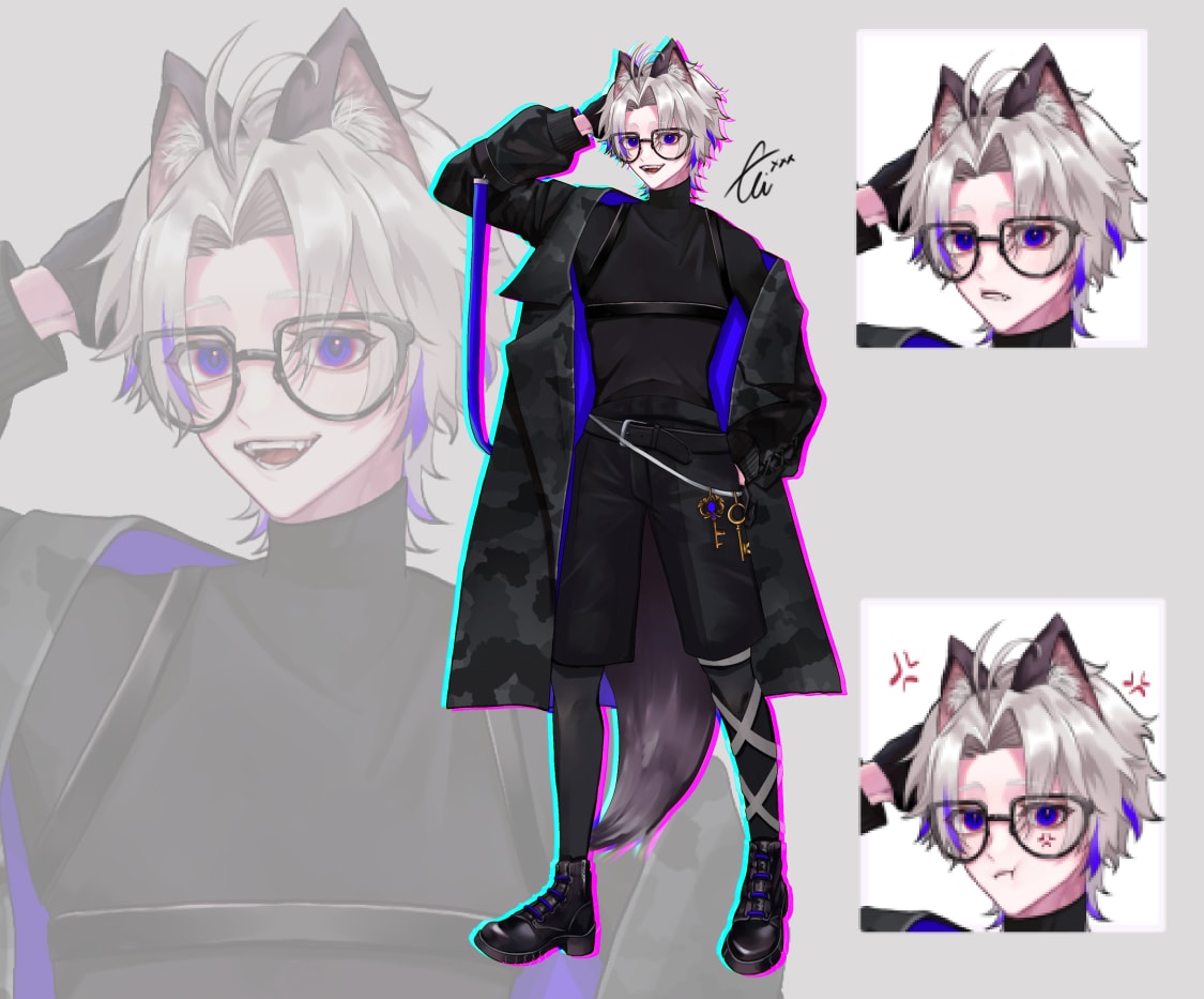 貴方だけの立ち絵やキャラクター作成を行います 可愛い子もかっこいい子も両方かけます！ イメージ4
