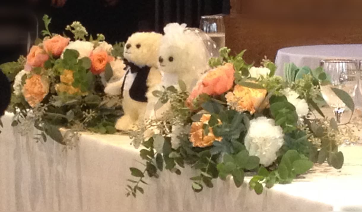 ウエディングベア/リングピローの裁縫代行します ご友人のご結婚祝いに、ご自身の結婚式のウエルカムベアとして イメージ3