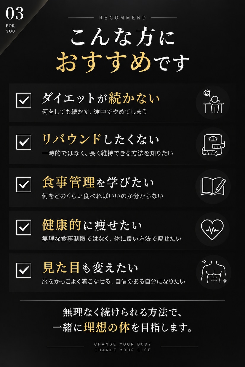 食事と筋トレでボディメイクをサポートします 1ヶ月で続け方が身につくダイエット×ボディメイク イメージ2