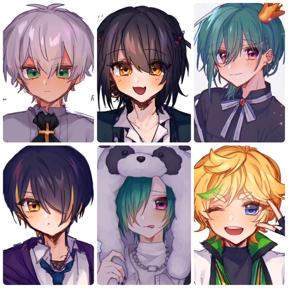 イラスト立ち絵やアイコンを描きます 配信等に使うイラストが必要な方に イメージ1