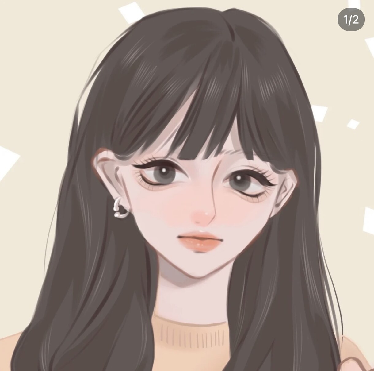 漫画風格のに顔絵を選びます 1日でも完成できます。PNG、JPGを渡します。 イメージ6