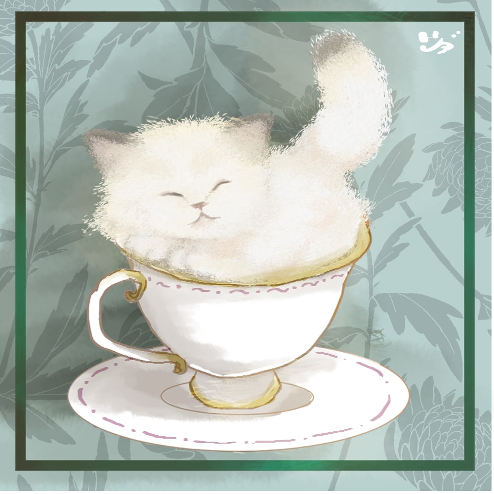 油絵風特化！あなたのペットを油絵風に描きます 【油絵風×猫】どんな毛色、ポーズでも愛猫をかわいく描きます イメージ8