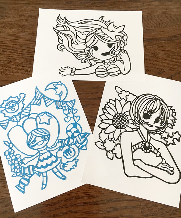 カードサイズの切り絵を作成します 切り絵が好きな人に特におすすめです☆★ イメージ1