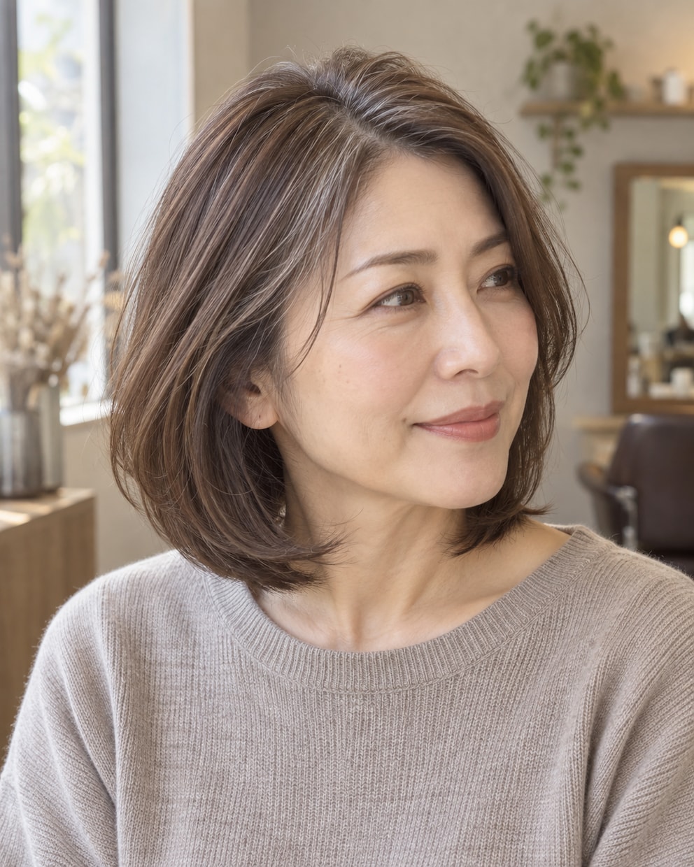 地域サロン向けSNS用AIヘア画像を作ります 現役店長が客層を設計し画像3枚と投稿文を制作 イメージ2
