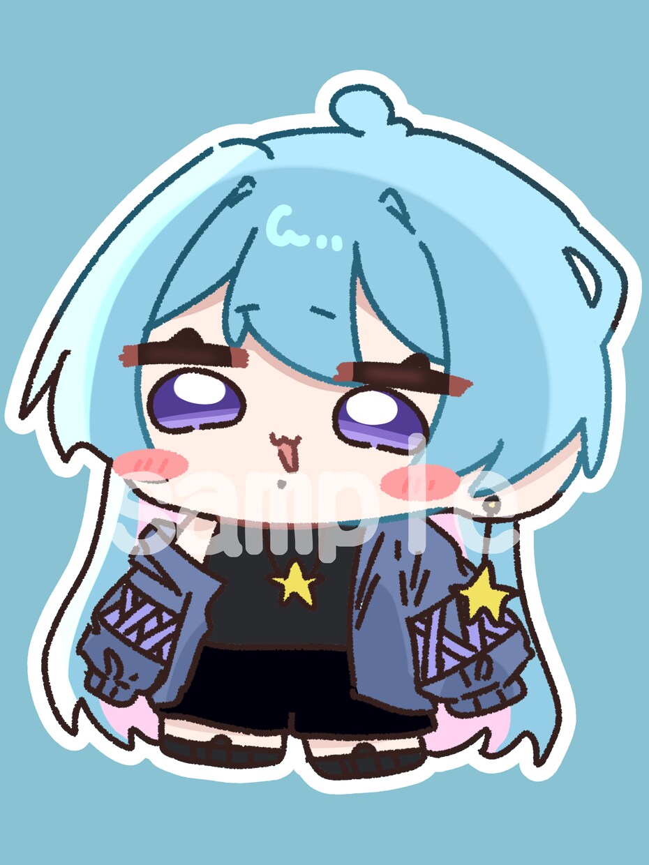 即日も可能！！ミニキャラ描きます ふわふわとした可愛いキャラクター好きの方におすすめです！ イメージ1