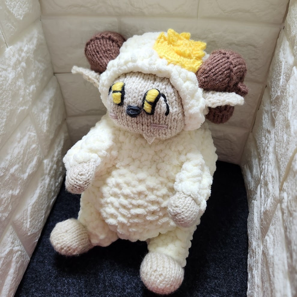 推しの棒ぐるみ制作します 棒針編みによる、柔らかな手触りのあみぐるみを作成します。 イメージ1