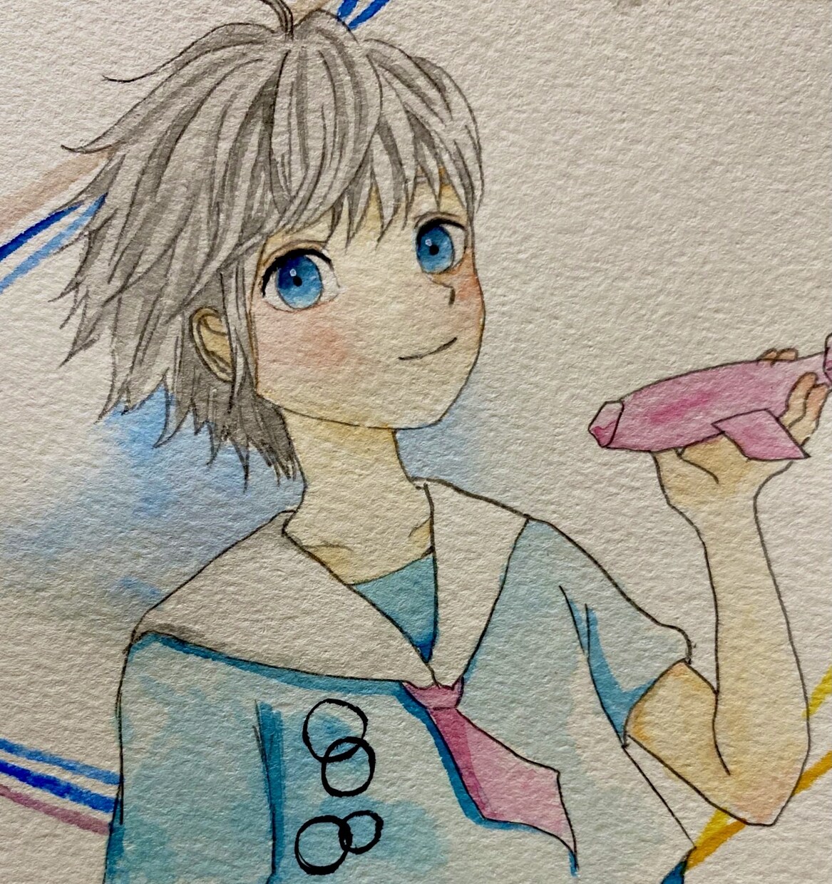 オリジナルの水彩手描きイラスト描きます アナログ・水彩好きな方はぜひ。 イメージ7