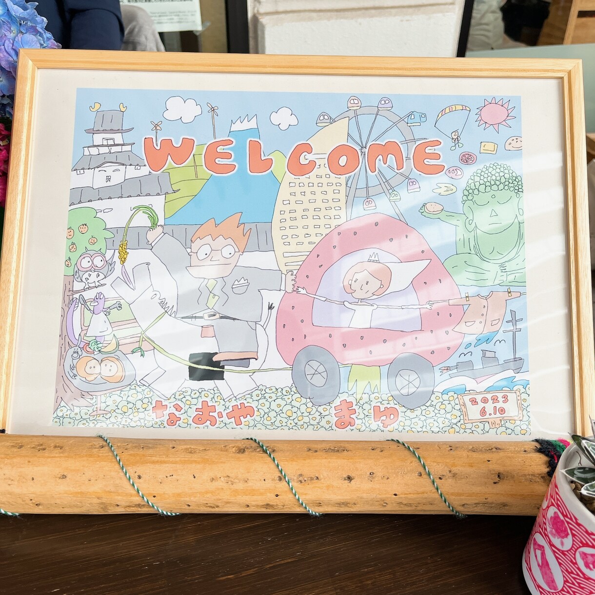 ゆるくてかわいいウェルカムボードを作成します 結婚式 ウェディング wedding イメージ5
