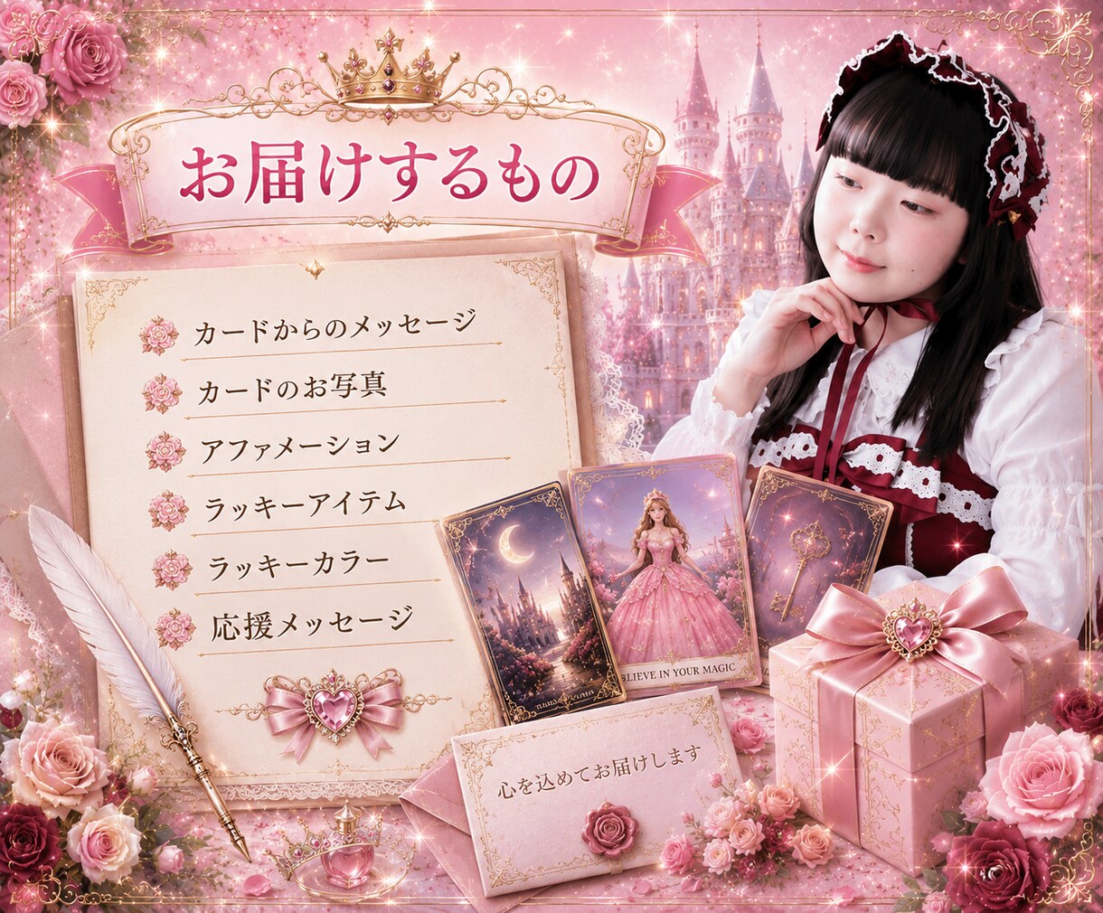 プリンセスオラクルで今のあなたへメッセージ届けます 心の中のプリンセスを目覚めさせるカード イメージ3