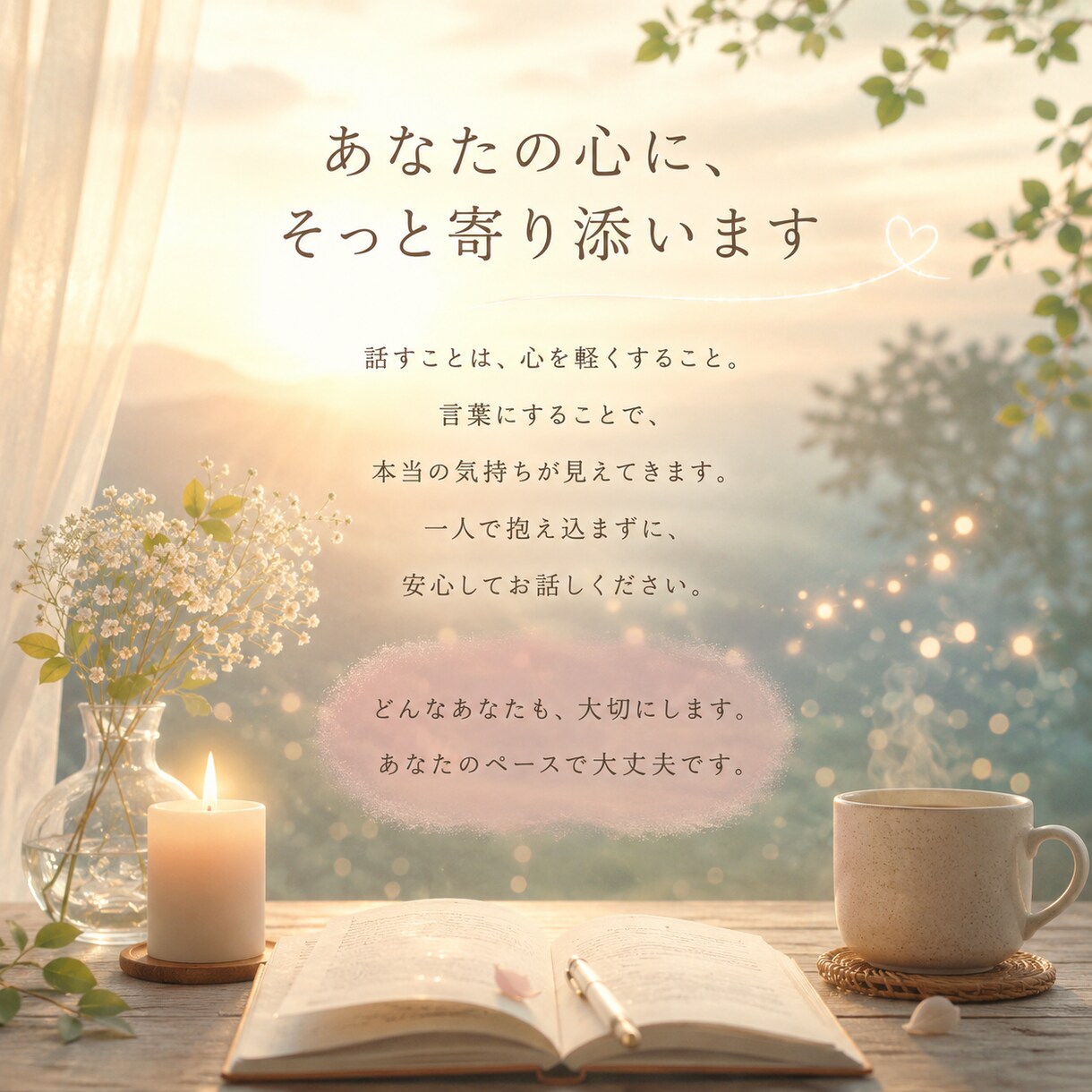 あなたを肯定します あなたは頑張っています。頑張りを言葉にしてみせんか？ イメージ4