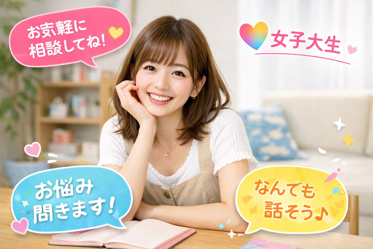 ENTPらしく問題を解決します 女子大生ならではの視点からアドバイスさせていただきます！ イメージ1