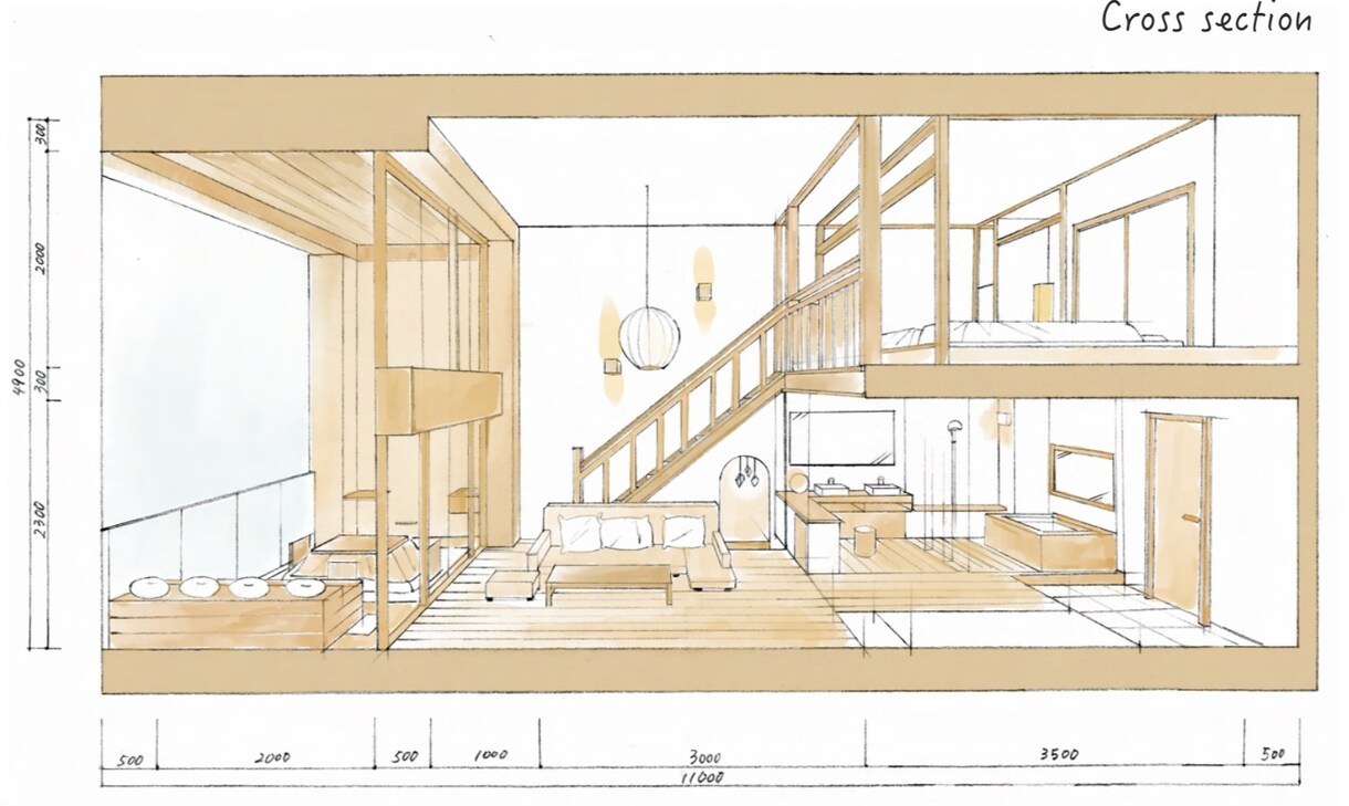 建築パース作成します 手書き建築パースを作成します！水彩風、手書き風、デジタルなど イメージ8