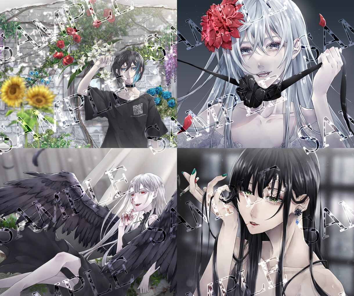 雰囲気のあるイラストお描きします ヘッダー、MV、表紙などに使える1枚絵 イメージ3
