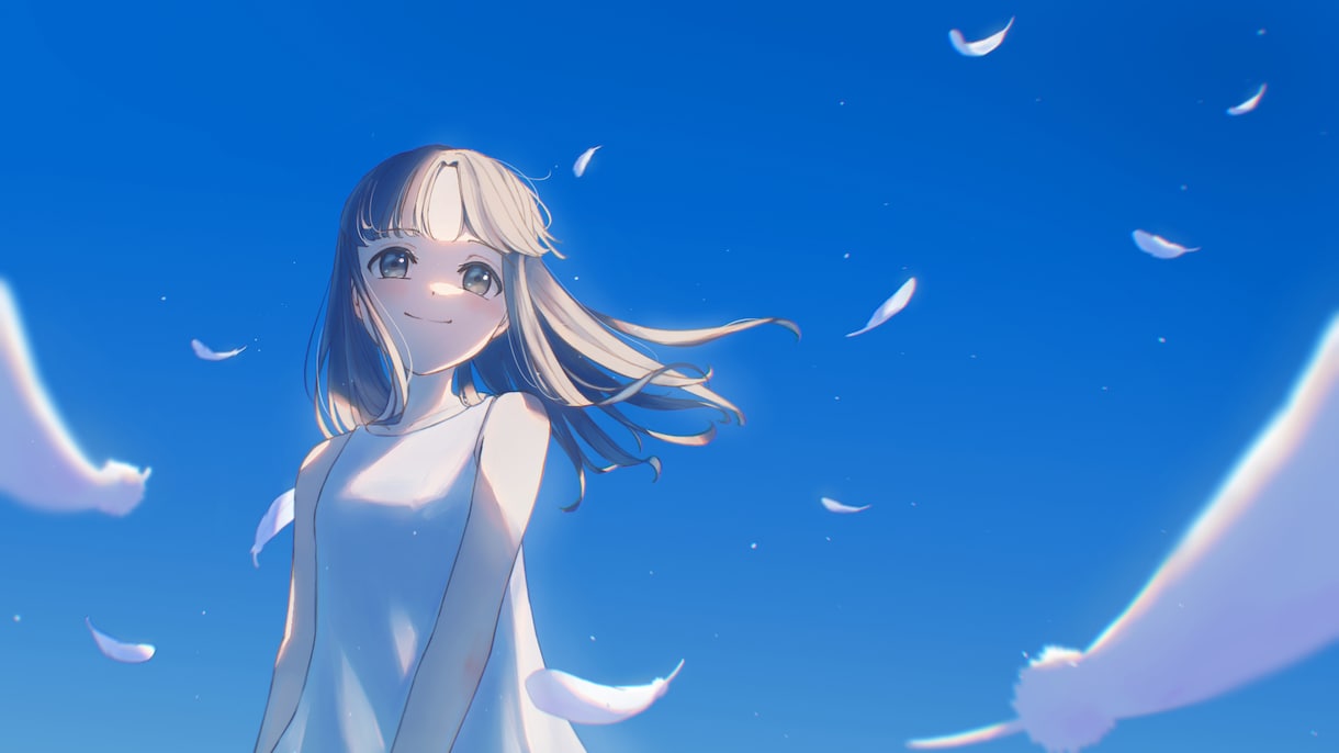 淡く儚い世界観の一枚絵をお描きします 世界観重視のオリジナルMV・歌ってみた・書籍の表紙用に！ イメージ3