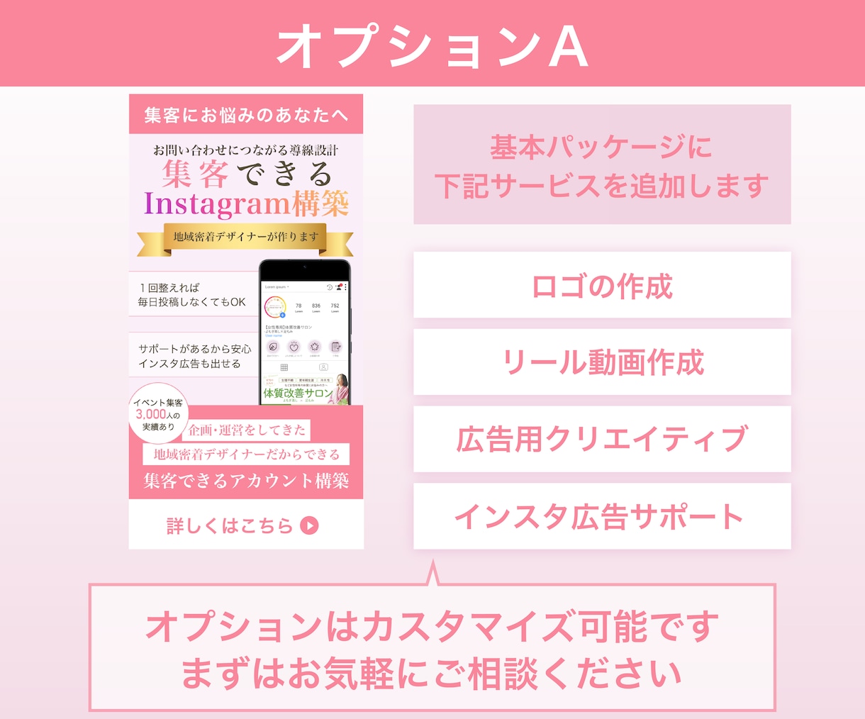 集客につながるInstagram構築をします 地域密着で愛される店舗を目指す方へ イメージ3