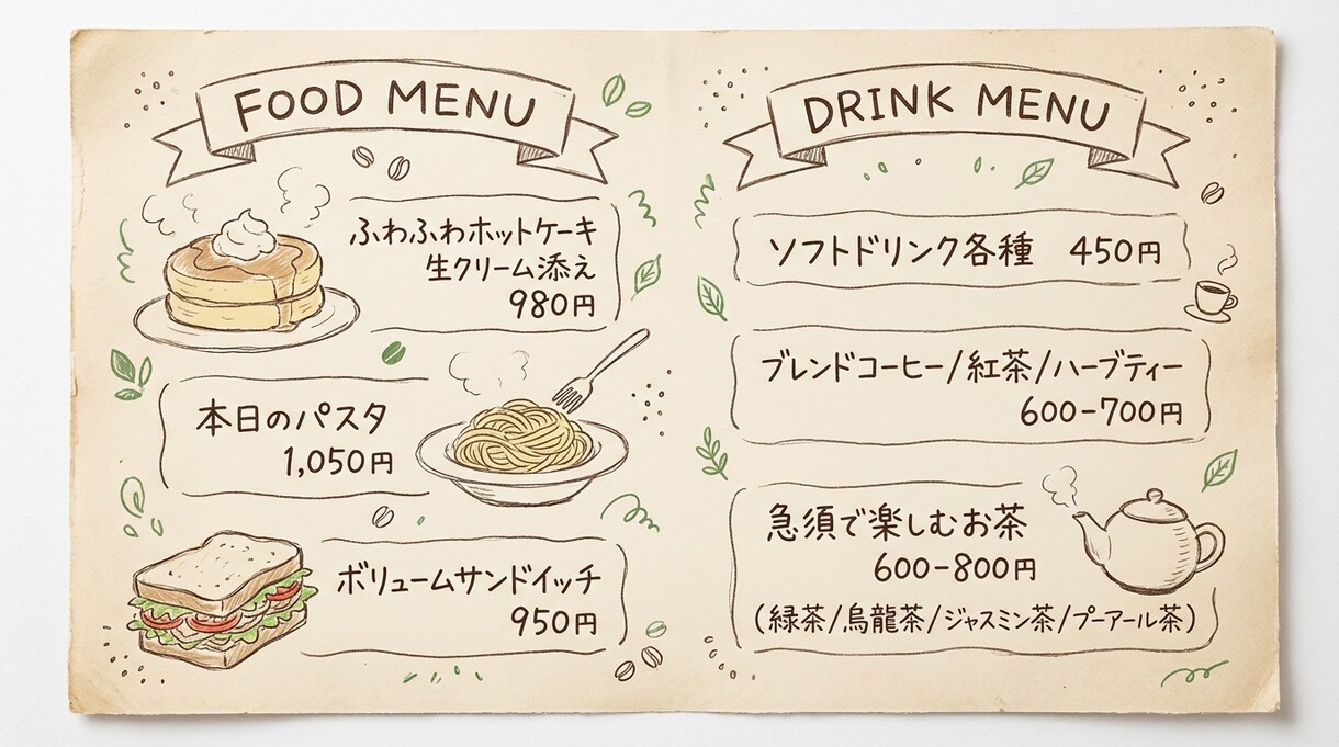 売上UPする飲食店ポップ・メニューつくります 現場経験あり!ターゲットに刺さるデザイン イメージ4