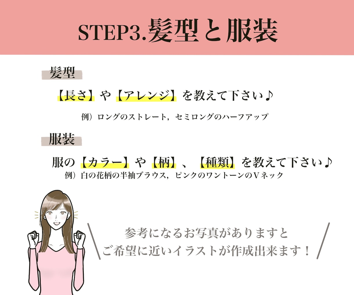 年末限定_50%OFF！背景透明◎表情6点描きます おしゃれで好印象♪ SNSやブログで集客につながるイラスト イメージ6