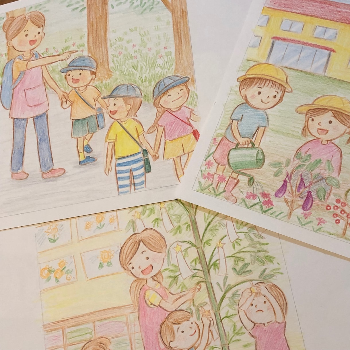 保育士造形試験の添削・アドバイスいたします 写メを送ってください。2日以内に添削しお返事いたします。 イメージ1