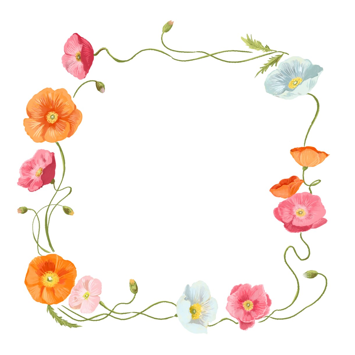 ペット＋花の、鮮やかなイラストを作成します 写真より価値のある一枚にしませんか？ イメージ9