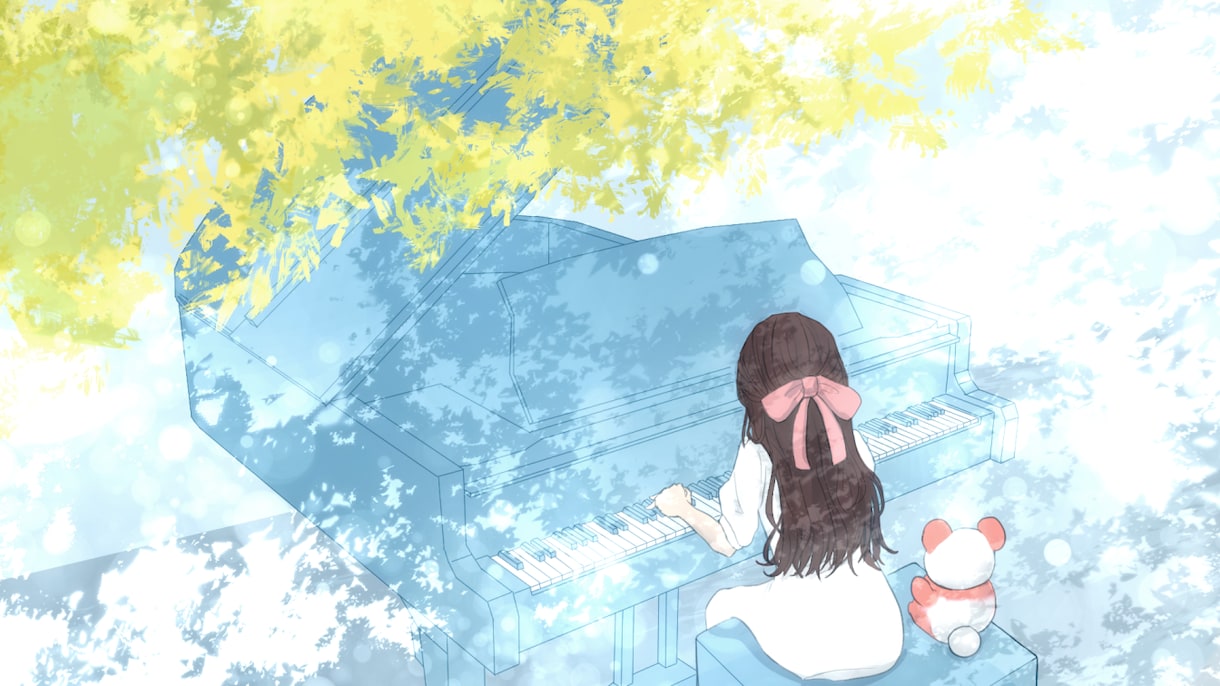 印象的で物語性のある背景メインの絵を描きます 綺麗・爽やか・幻想的・切ない・ノスタルジック・透明感など イメージ4