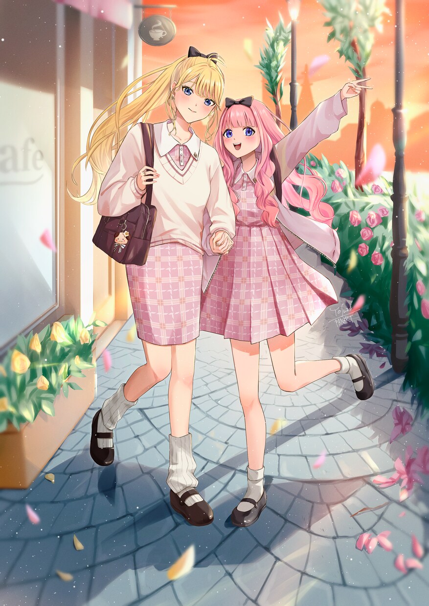 歌ってみた、雑談背景、サムネイラスト等を描きます 表情差分一つ無料！キラキラしたイラストを描きます！ イメージ5
