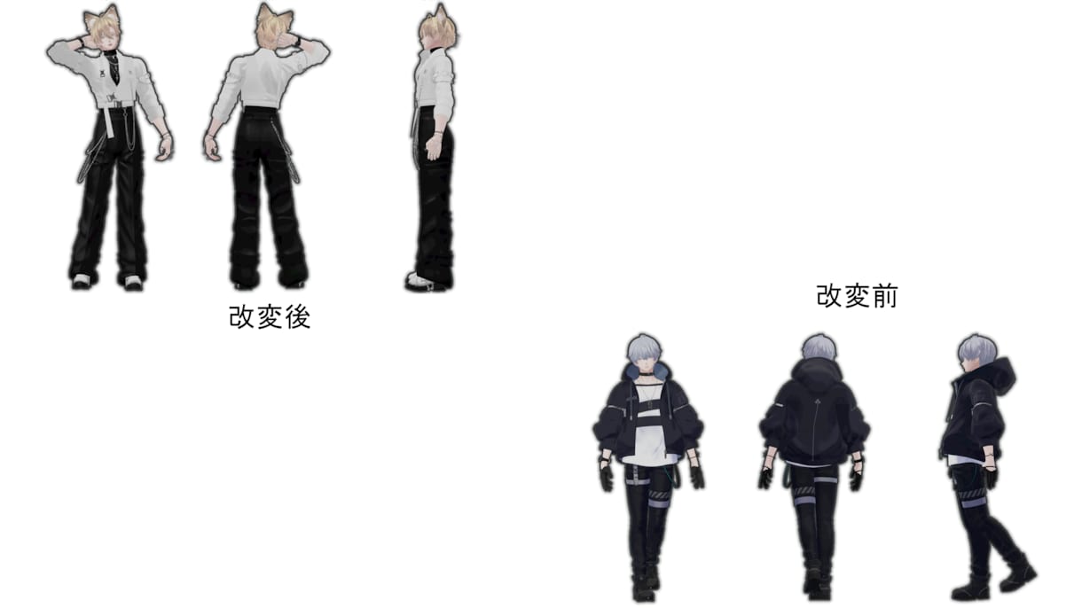 VRChat アバター改変代行します 軽量化に特化し、クエスト対応も可能な改変を行います イメージ1