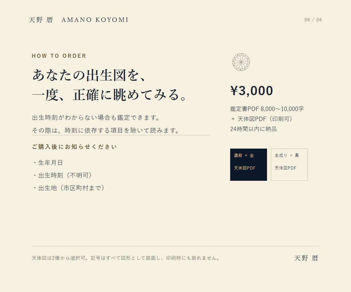 出生図を1分単位で計算し1万字で読み解きます 生まれた時の空を正確に計算、あなたの取扱説明書を作ります イメージ6