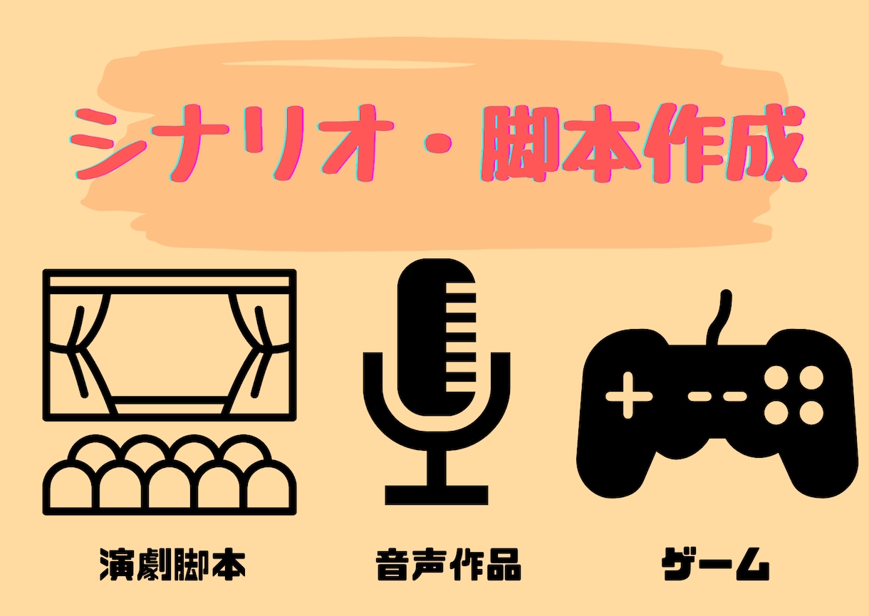 リピーター様限定/演劇・音声作品シナリオ作ります NGジャンルなし、著作権フリー、商用利用・改変OK イメージ1
