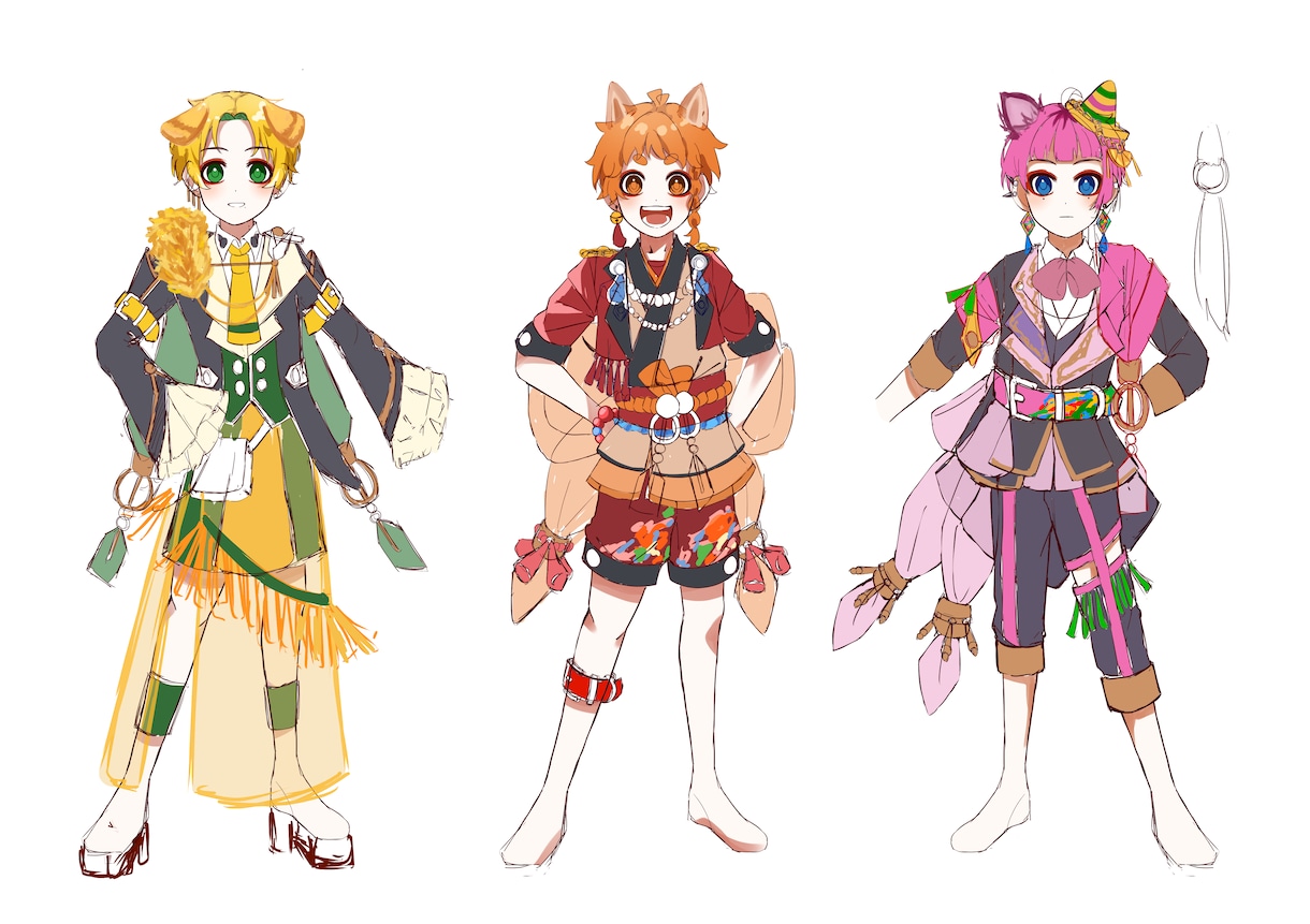 即日納品可能！MV、サムネ、立ち絵イラスト描きます 誠心誠意高いクオリティで提供します！ イメージ2