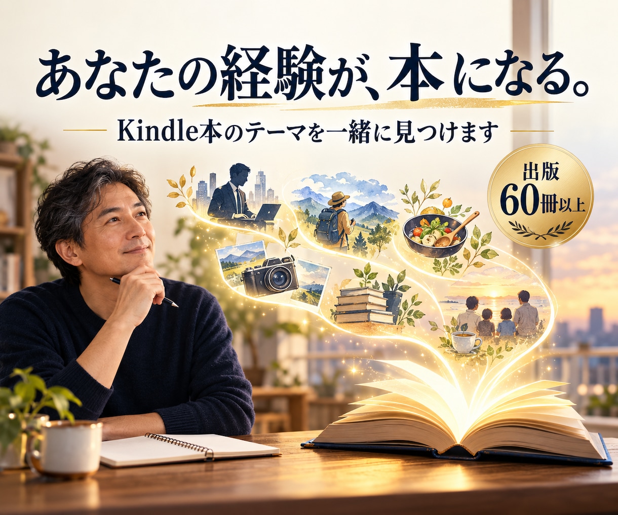 あなたの経験からKindle本のテーマを見つけます 「何を書けばいい？」を60冊以上出版した著者が解決 イメージ1