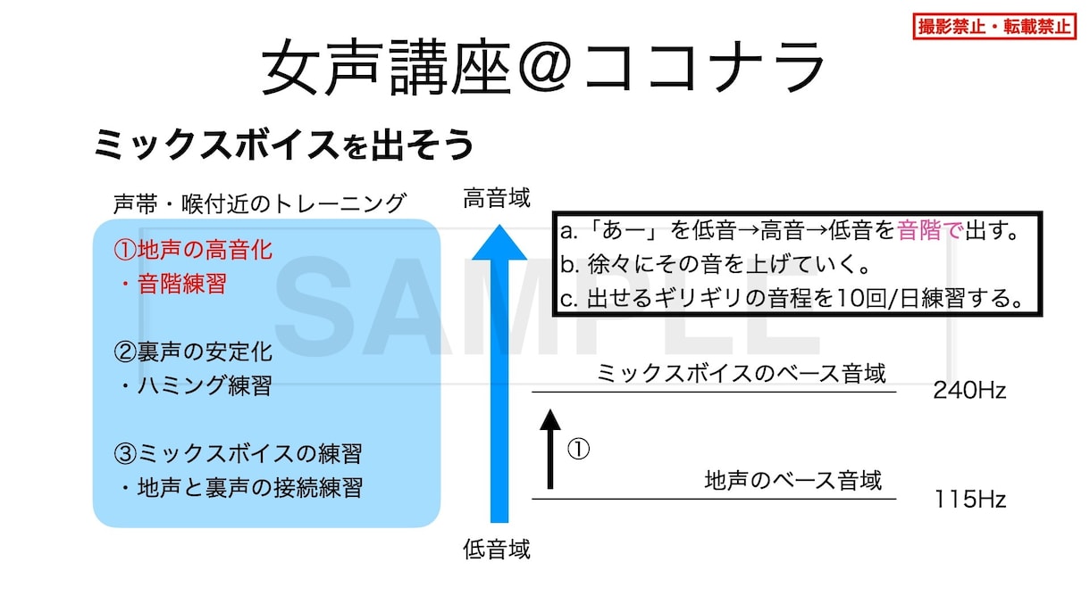 女声の出し方をお教えします 【60分】話してもバレない！ナチュラルな女声を出したい方へ！ イメージ2