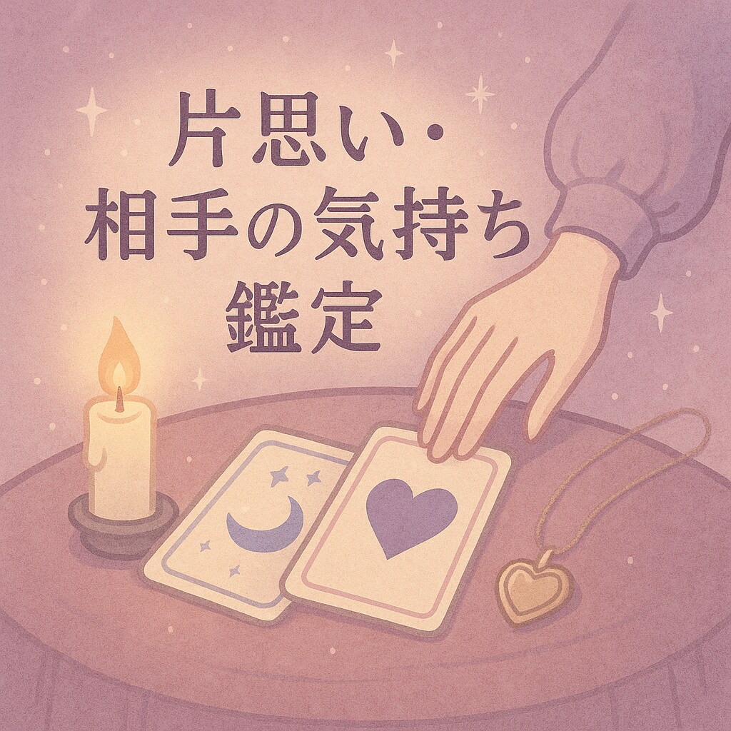 片思いの方向け。優しく深くタロットで読み解きます 片思いの悩みに、心を込めて寄り添います！ イメージ1